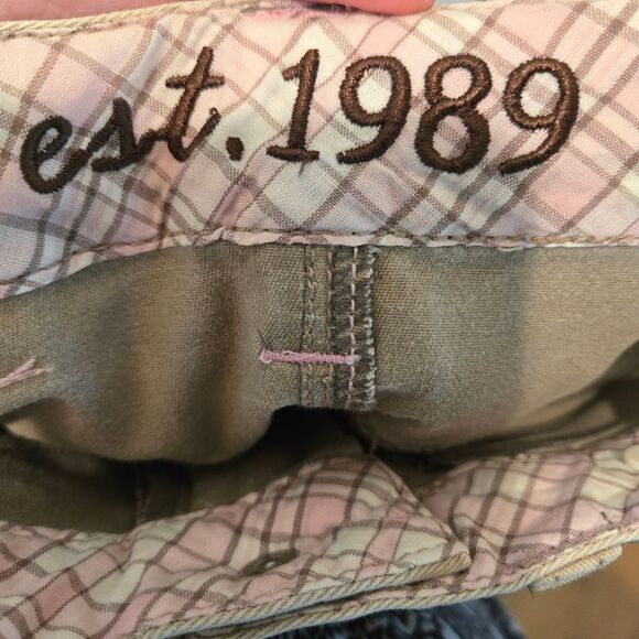 Vintage Y2K Angel Blue Capris 25 Pants Japanese Embroidered Patch Harajuku Flare - Picture 8 of 15